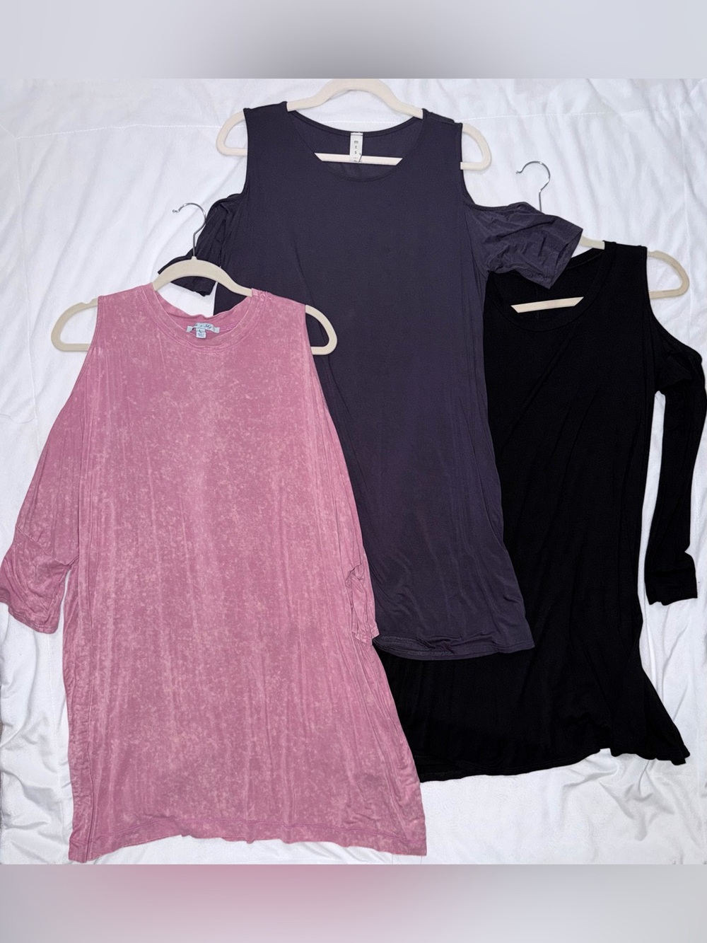 Bundle of Three Women’s Cold-Shoulder Dresses